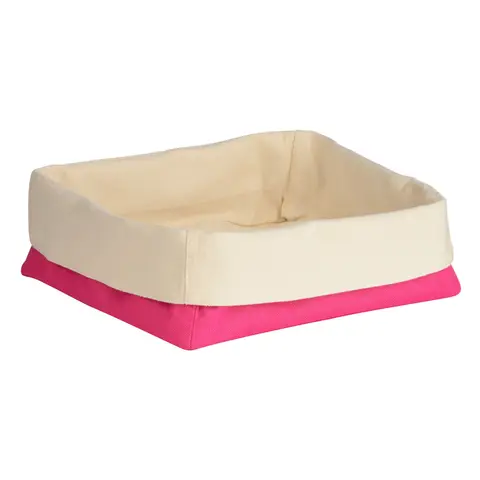 Essentials by Premier Hot Pink And Cream Large Bread Basket