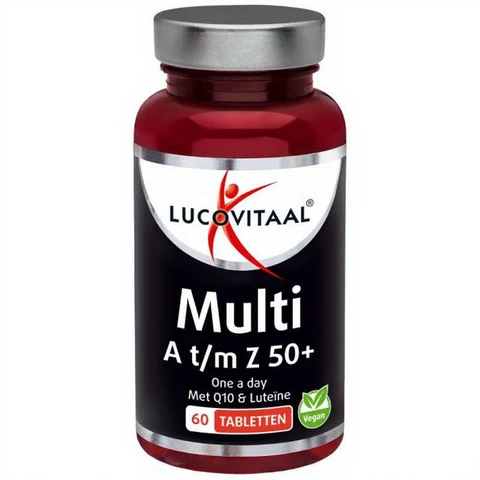 Lucovitaal Multi+ Vitamine A-Z 50+, 60 stuks