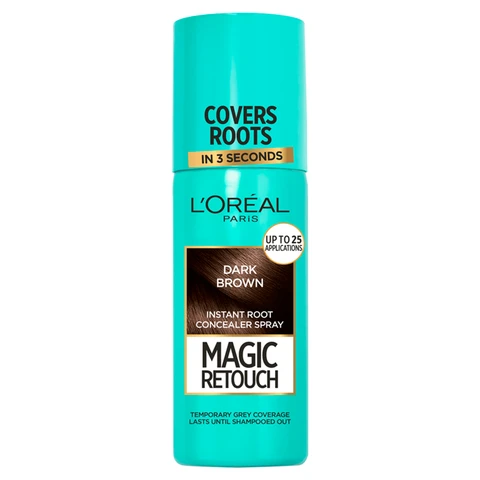 L'Oréal Magic Retouch Dark Brown Temporary Instant Grey Root Concealer Spray 75ml