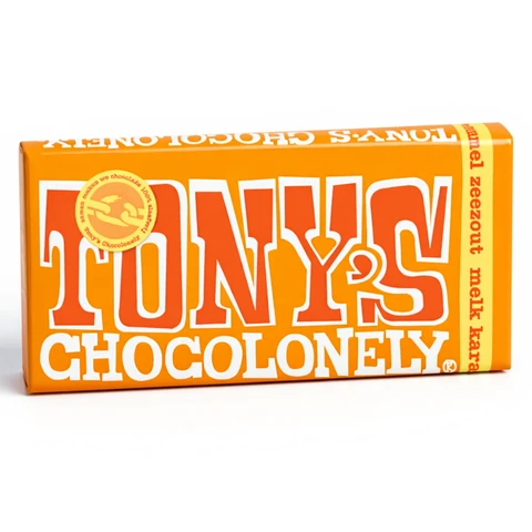 Tony's Chocolonely Milk Caramel Seasalt 180g