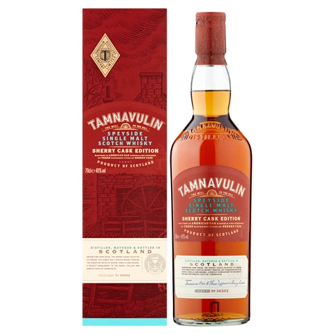 Tamnavulin Speyside Single Malt Scotch Whisky Sherry Cask Edition 70cl