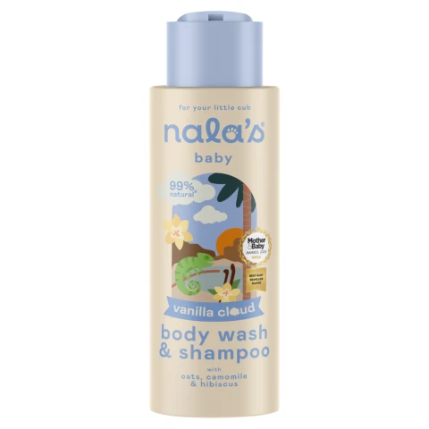 Nala's Baby Body Wash & Shampoo Vanilla Cloud 400ml