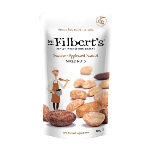 Mr Filbert's Somerset Applewood Smoked Mixed Nuts 100g