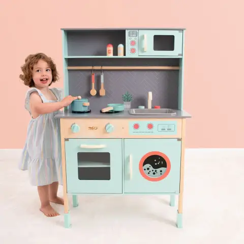 Owl and Fox Wooden Kitchen Set