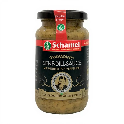 Schamel Mustard-dill sauce refined with horseradish