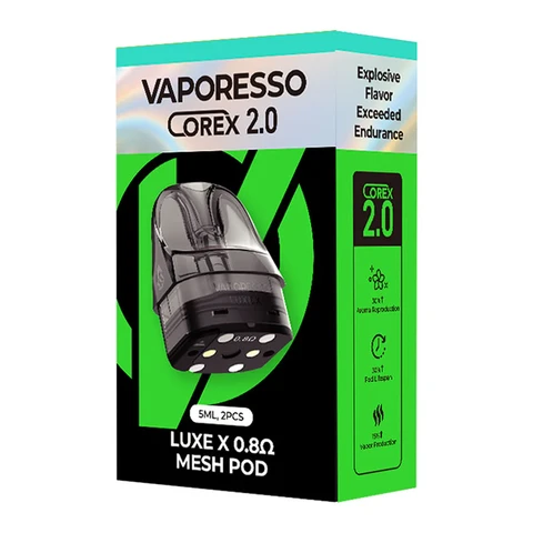 Vaporesso LUXE X Corex 2.0 Mesh Pod / 0.8Ohm / 5ml / 2PK