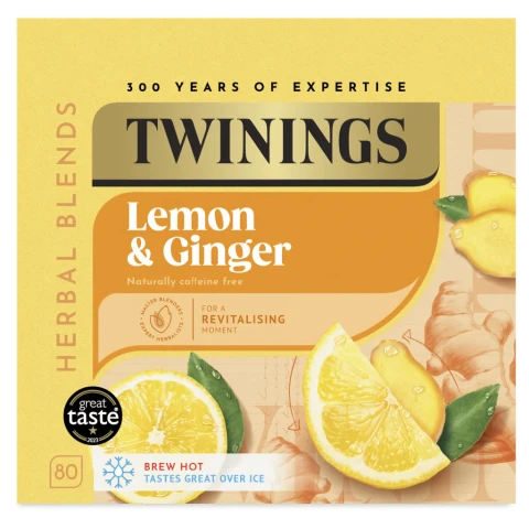 Twinings Lemon & ginger 80 Pack