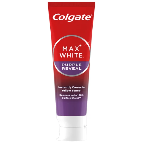 Colgate Max White Purple Reveal Instant Teeth Whitening Toothpaste 75ml