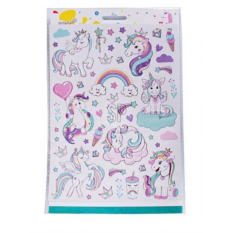 Unicorn Stickers Set - 2 Vellen