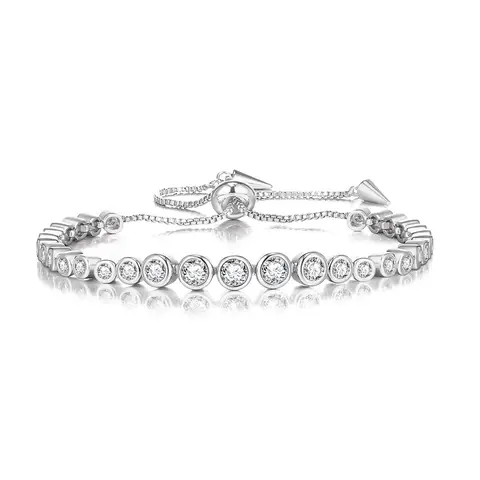 Ever Faith Classic Tennis Bracelets 2-4MM Cubic Zircon Bracelet