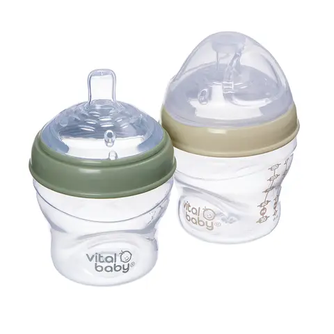 Vital Baby Breast Like Feeding Bottle 150ml 2 Pack