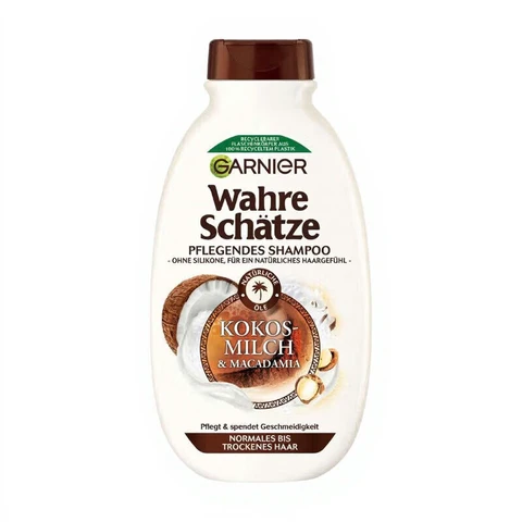 GARNIER Wahre Schätze Shampoo Kokosmilch & Macadamia