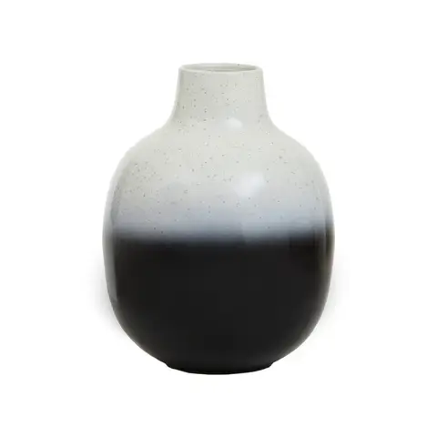 Fifty Five South Vase Rasmus Ombre Black/White Small