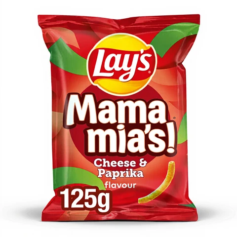 Lay's Mama Mia's Paprika Kaas Chips 125 gr