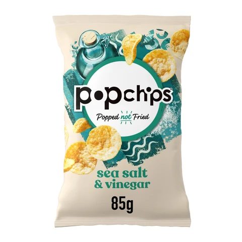 PopChips Sea Salt & Vinegar 85g