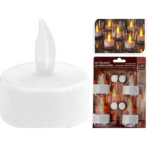 Excellent Houseware S.I.A. LED-Teelichter - 4-teilig