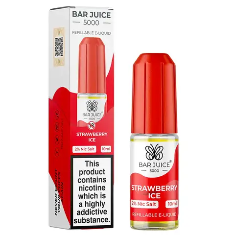 Bar Juice 5000 Nic Salt Strawberry Ice 2% Nic Salt 10ml