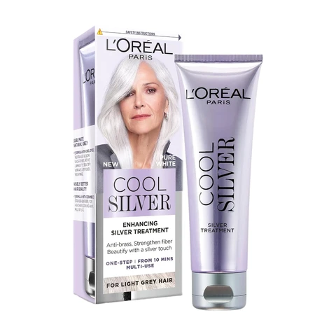 L'Oreal Paris Cool Silver Enhancing Silver Treatment Pure White 114ml