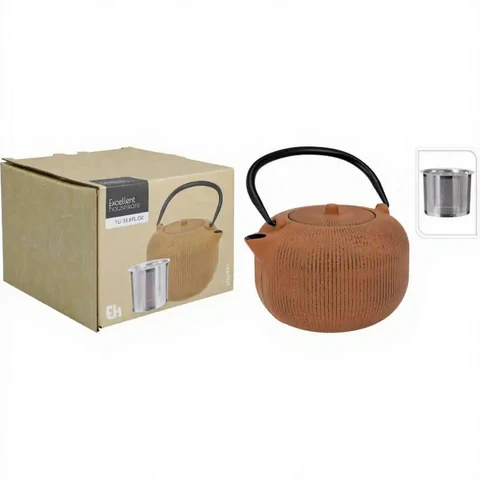 Excellent houseware THEEPOT GIETIJZER 1000ML BRUIN