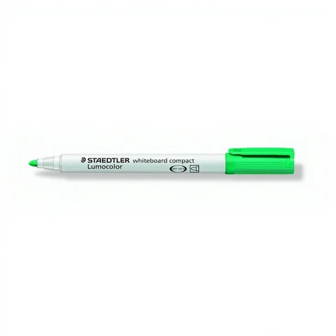 Lumocolor® Whiteboard kompakt grün - runde synthetische Spitze 0,5mm, grüne Farbe