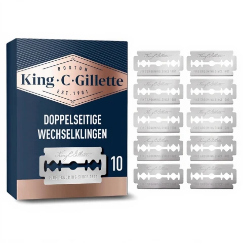 King C. Gillette Systemrasierklingen 10 Stk