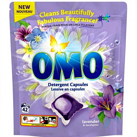OMO Wascapsules Lavendel 42 pcs