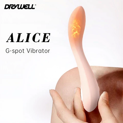 Vibromasseur chauffant pour point G, clitoris, seins, stimulateur anal, 10 modes de vibration, gode pour les doigts, jouet sexuel pour femmes