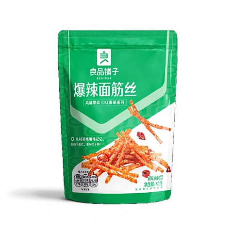 Liangpinpuzi Spicy Gluten Strips 80g