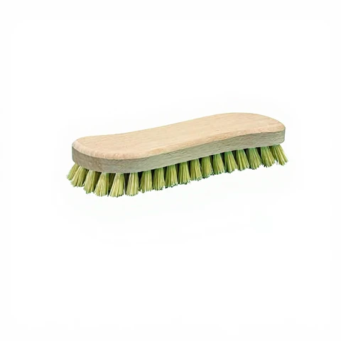 Scrubbing Brush Wooden S-Shape