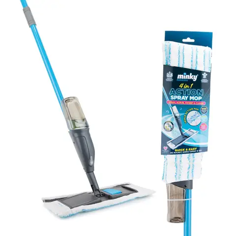 Minky 4-in-1 Action Spray Mop