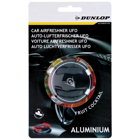 Dunlop - Auto Luchtverfrisser Ufo - Geur New Car Set - Fruit Cocktail