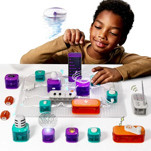 Science Can Kit de Circuits Électroniques Enfants 80 Expériences STEM Jouet 8+