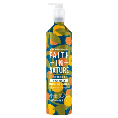 Faith In Nature Energising Grapefruit & Orange Body Wash 500ml