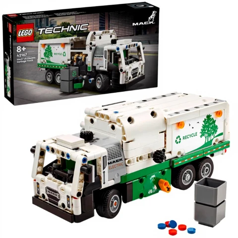 Lego 42167 Technic Mack LR Elektrische Vuilniswagen