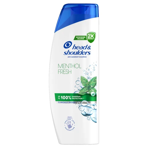 Head & Shoulders Menthol Fresh Anti-Dandruff Shampoo Up To 100% Dandruff Protection 400ml