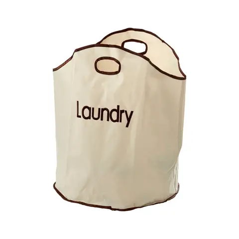 Essentials by Premier Cream Polyester Laundry Bag