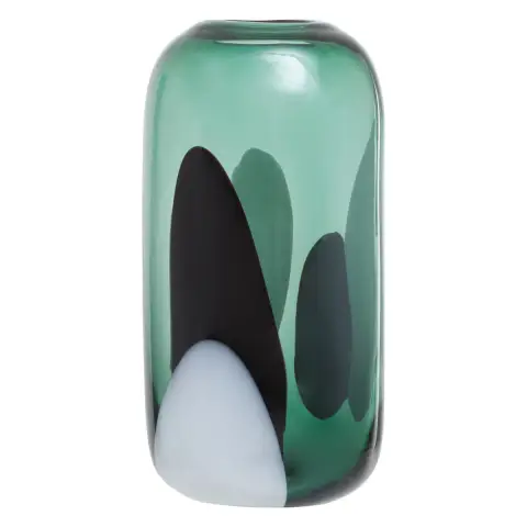 Fifty Five South Vase Hania Green/Black Small
