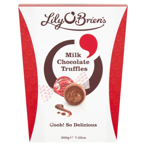 Lily O’Brien’s Milk Chocolate Christmas Truffles 200g