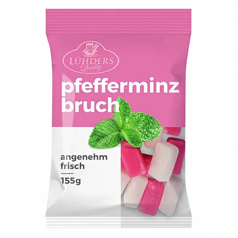 Lühders Pfefferminz-Bruch Fondant 155 g