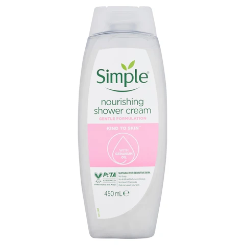 Simple Kind to Skin Shower Cream Nourishing 450ml