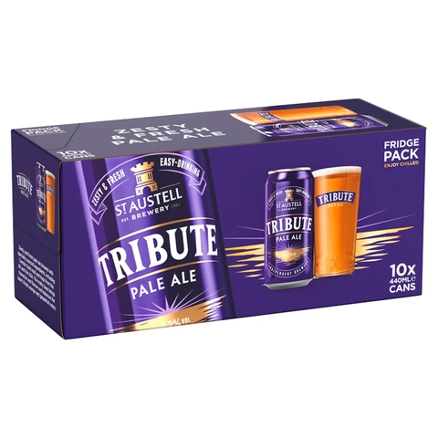 St. Austell Brewery Tribute Cornish Pale Ale 10 X 440ml