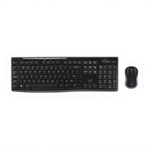 Logitech Desktop MK270 Kabellose Kombination schwarz - US-Layout