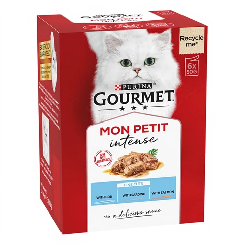 Gourmet Mon Petit Intense Fine Cuts 6 x 50g (300g)