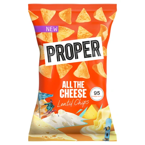 Properchips Lentil Chips - All the Cheese - 85G