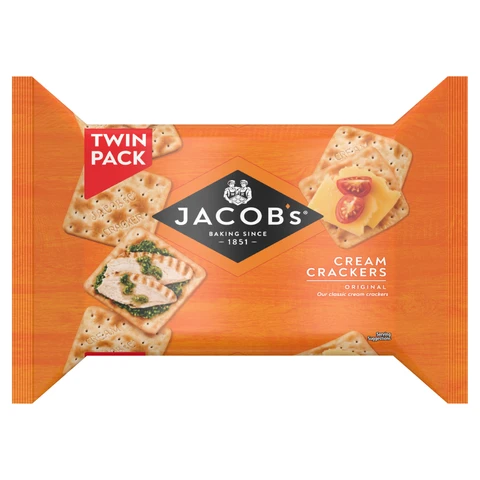 Jacobs Cream Crackers Twin Pack 2x200g