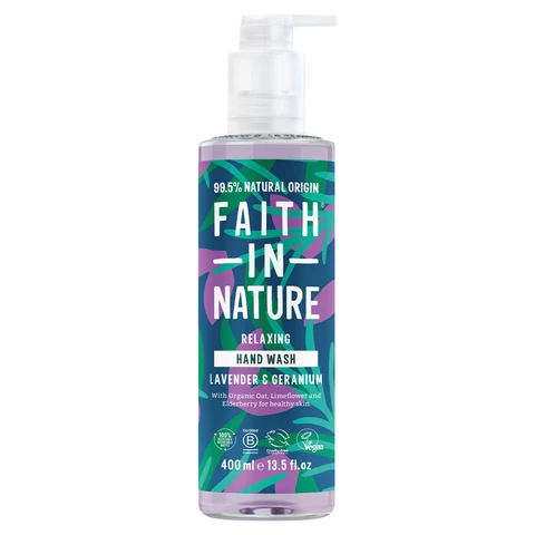 Faith In Nature Relaxing Lavender and Geranium Liquid Hand Wash 400ml
