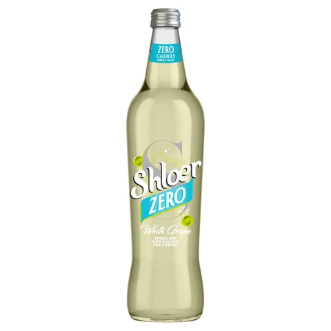 Shloer White Grape Sparkling Zero Calorie Fruit Drink 750ml