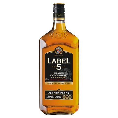 Label 5 Blended Scotch Whisky 1L
