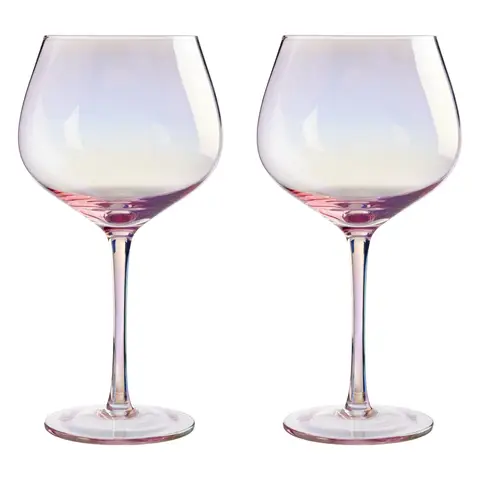 Maison by Premier Frosted Deco Set Of 2 Gin Glasses