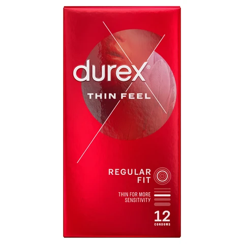 DUREX Thin Feel - Préservatifs - Lot de 12 préservatifs